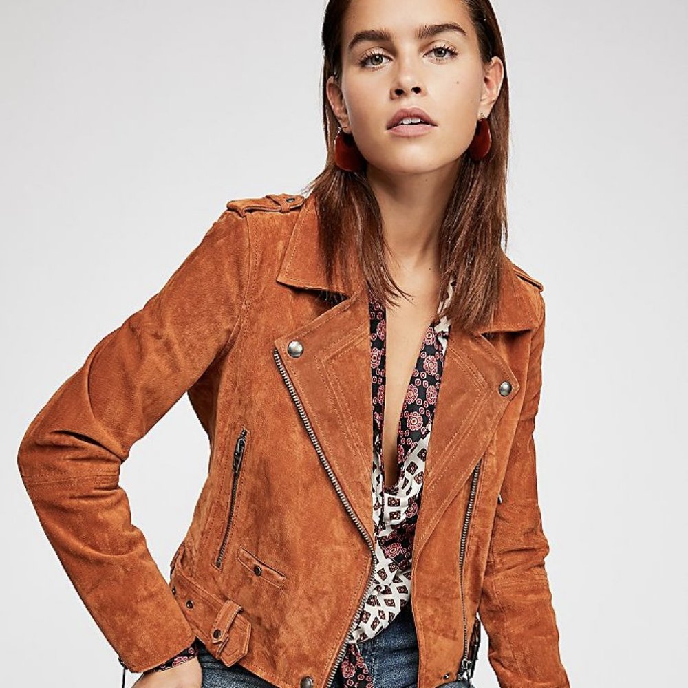 Blank NYC Suede Moto Jacket